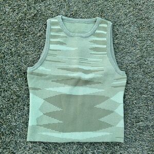 Green Knitted Tank